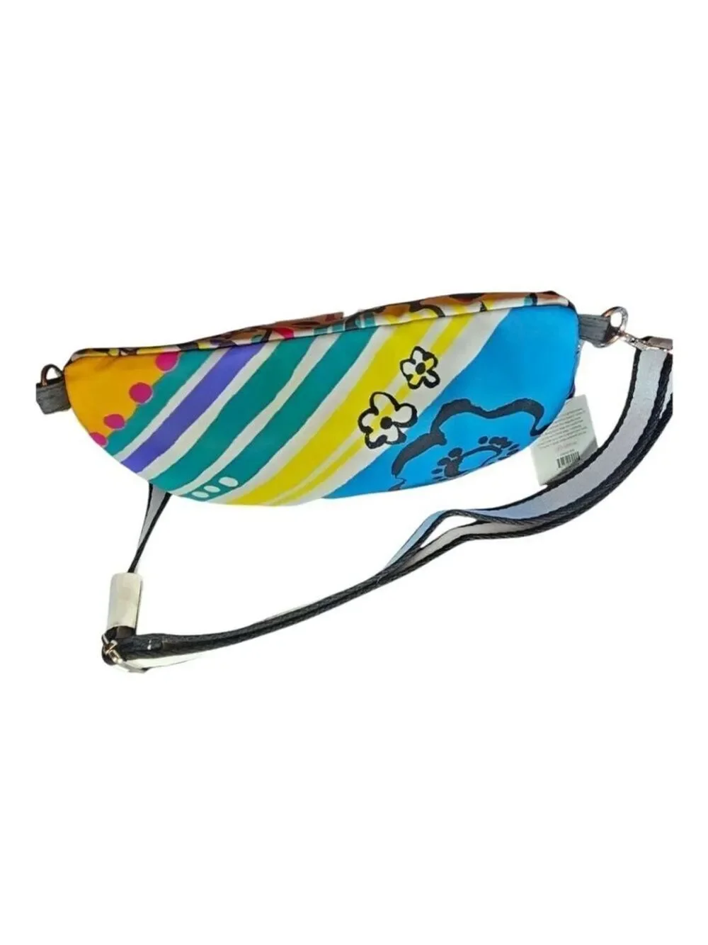 Brighton Graffiti Love Multi-color White One Size Crossbody Belt Bag